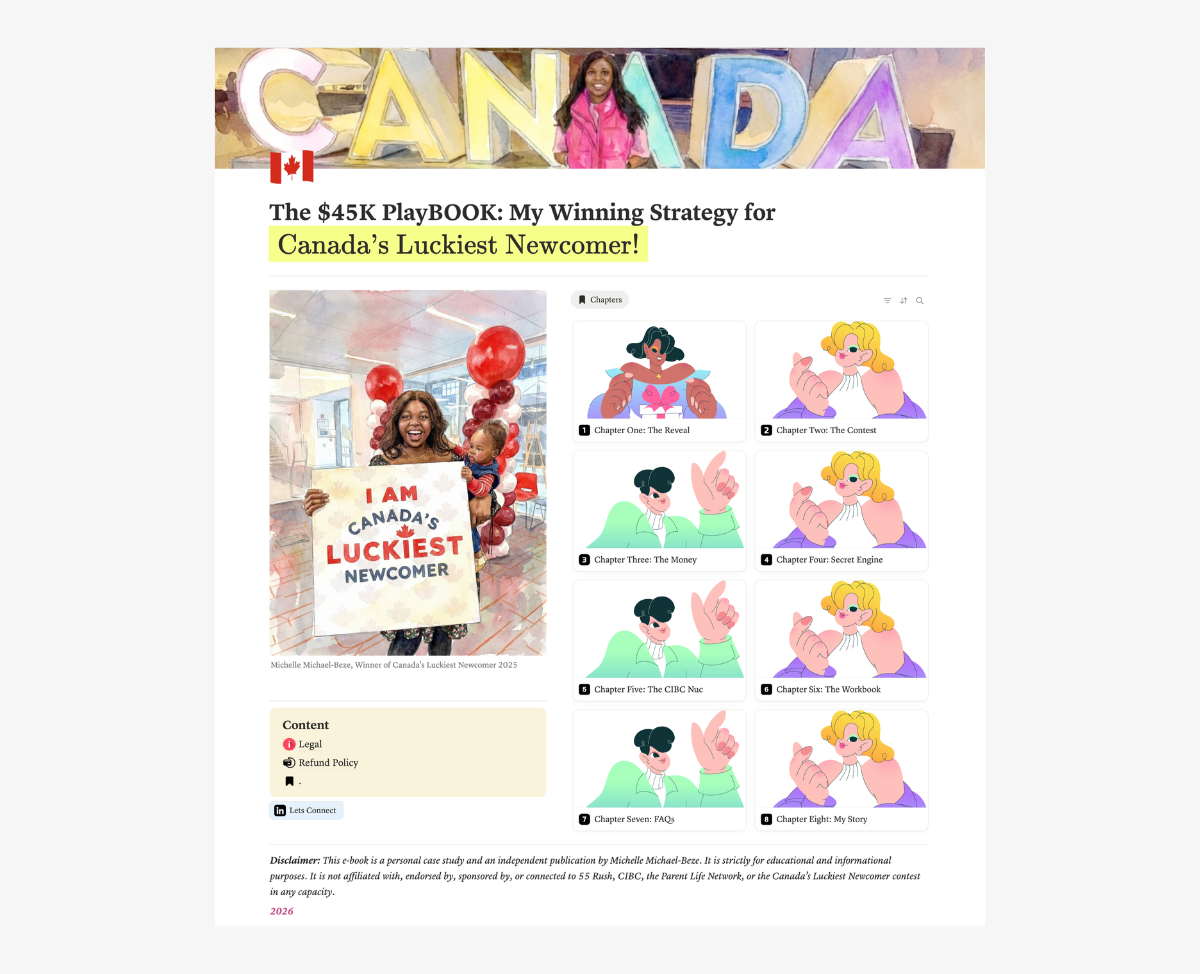 The $45K Playbook: My Winning Strategy for Canada's Luckiest Newcomer! 🍁